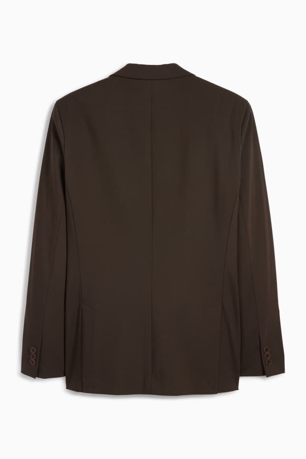 Bărbați - Sacou modular - slim fit - Flex - maro închis