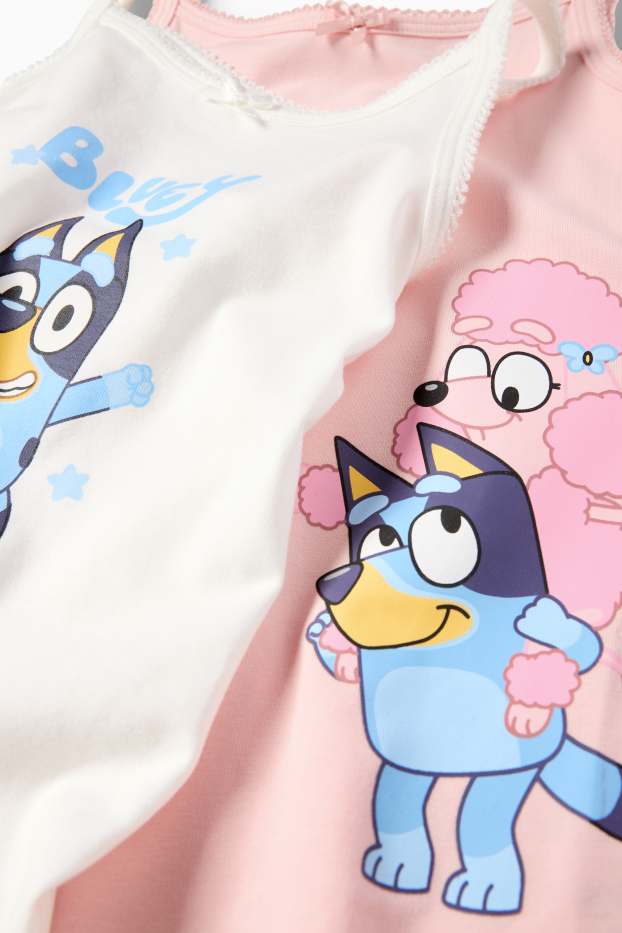 Copii - Fete - Multipack 2 buc. - Bluey - maiou - alb