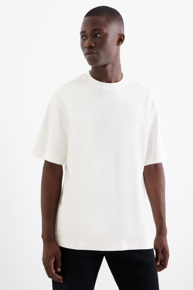Bărbați - Multipack 2 buc. - tricou - relaxed fit - alb