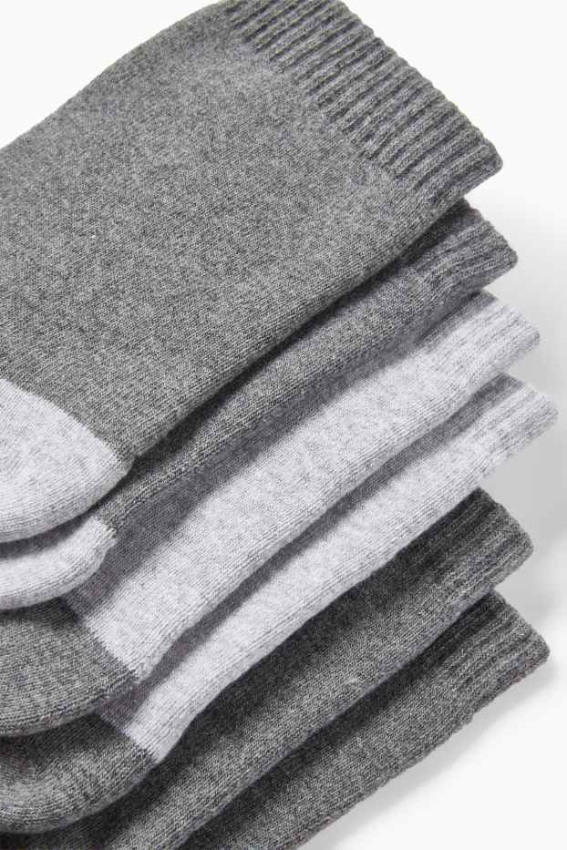 Women - Multipack of 3 - socks - gray