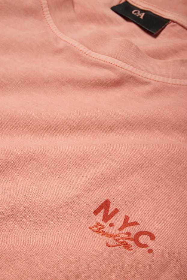 Bărbați - Tricou - relaxed fit - teracotă