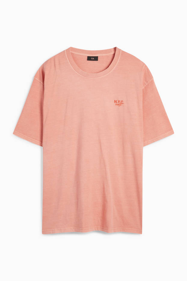 Bărbați - Tricou - relaxed fit - teracotă