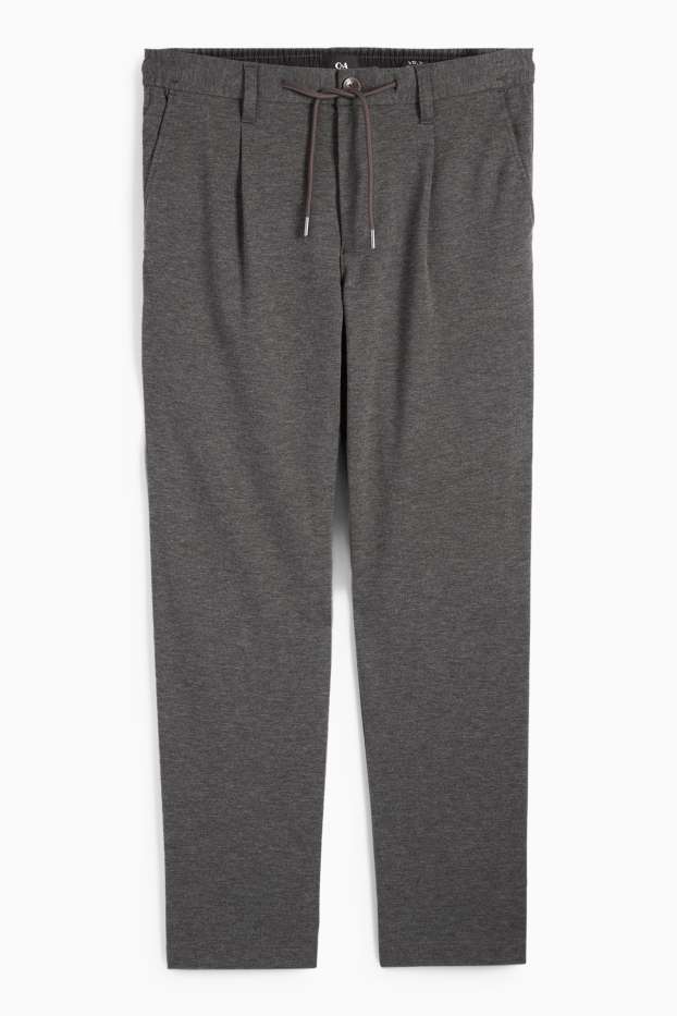 Bărbați - Chino - tapered fit - gri închis