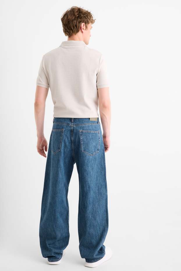 Bărbați - Baggy jeans - denim-albastru