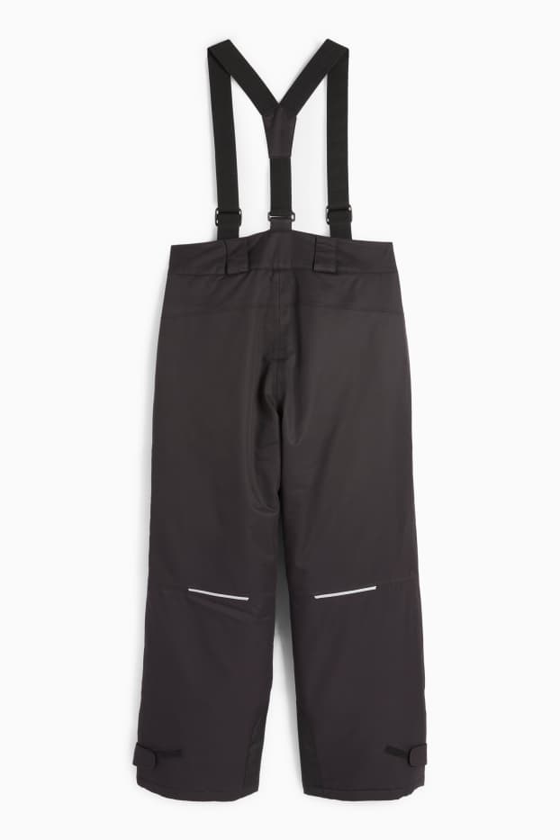 Copii - Fete - Pantaloni de schi - impermeabili - negru