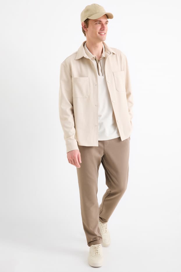 Bărbați - Pantaloni de trening - taupe