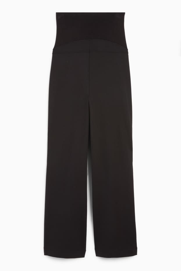 Femei - Pantaloni gravide din jerseu - negru