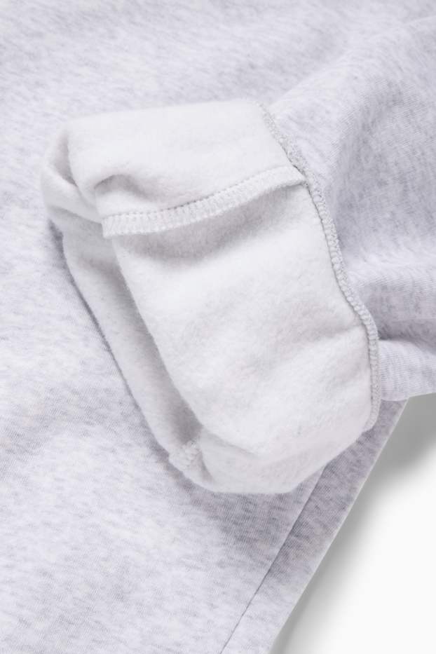 Femei - Pantaloni de trening - gri deschis melanj