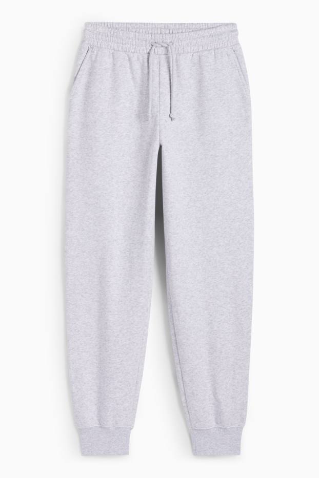Femei - Pantaloni de trening - gri deschis melanj