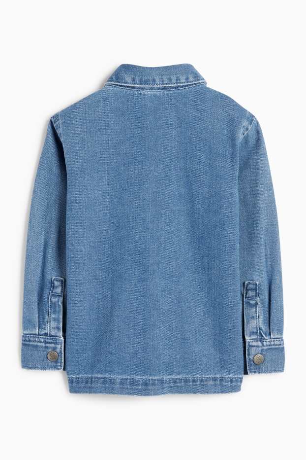 Copii - Băieți - Dinozaur - cămașă din denim - denim-albastru