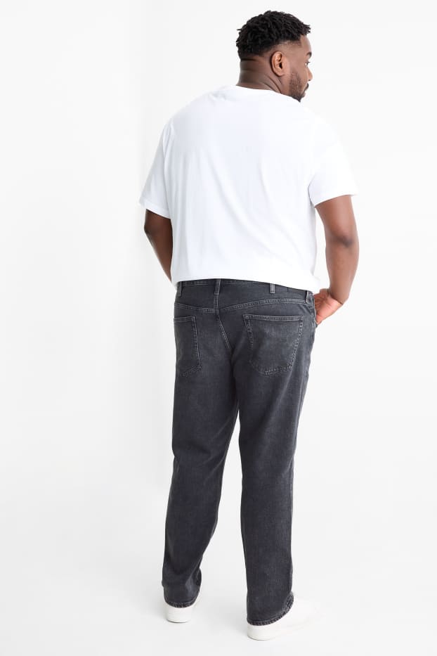 Bărbați - Regular jeans - LYCRA® - denim-gri închis