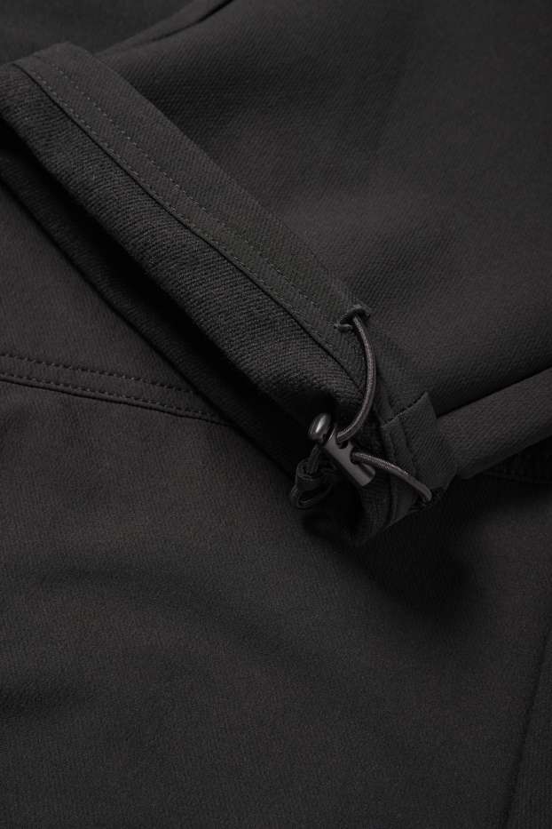 Bărbați - Pantaloni de trening funcționali - rezistenți la apă - negru