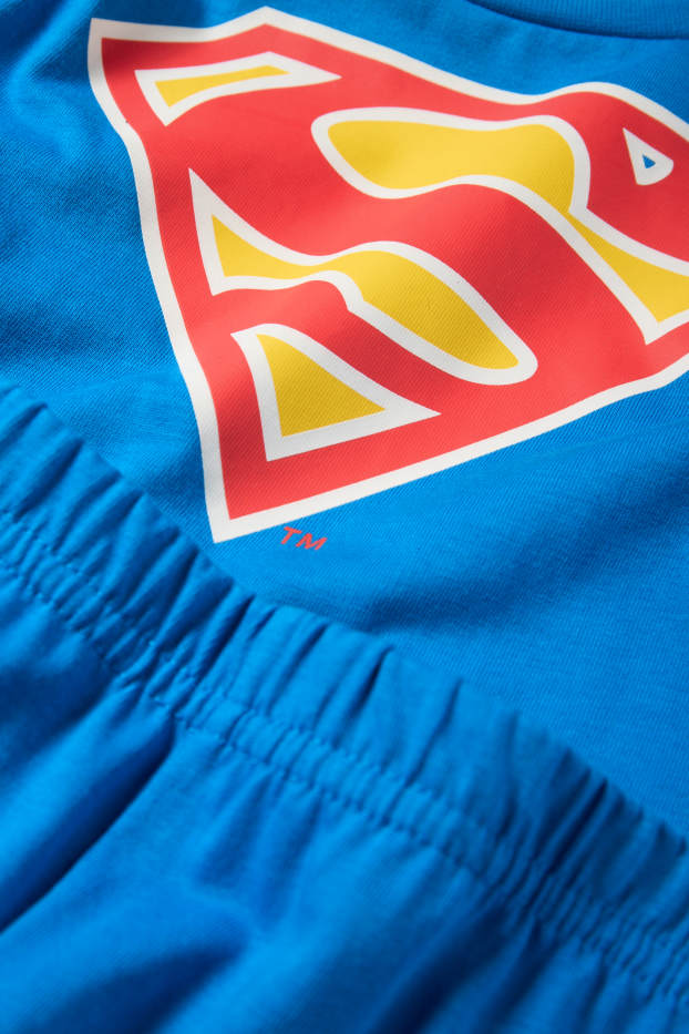Copii - Băieți - Superman - pijama - 2 piese - roșu / albastru