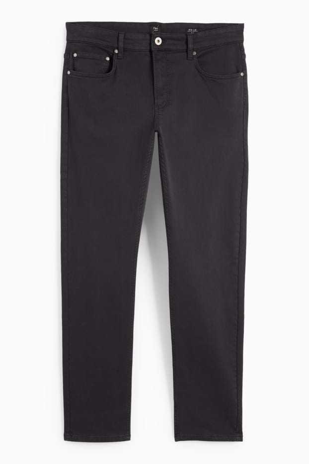 Bărbați - Slim jeans - Flex jog denim - LYCRA® - negru