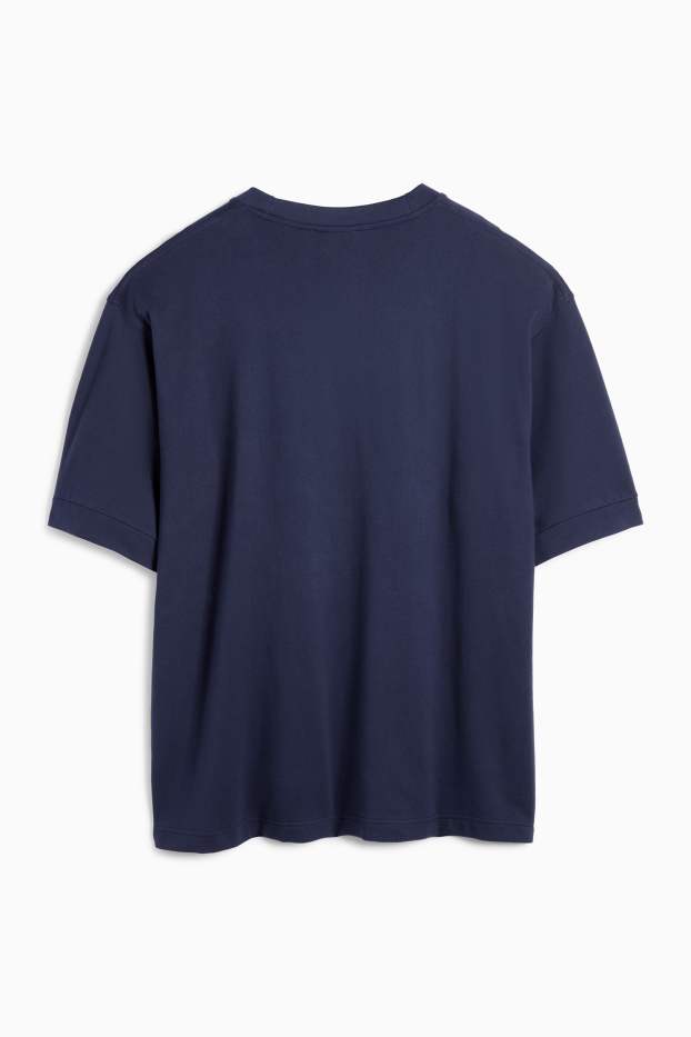Bărbați - Tricou - relaxed fit - albastru închis
