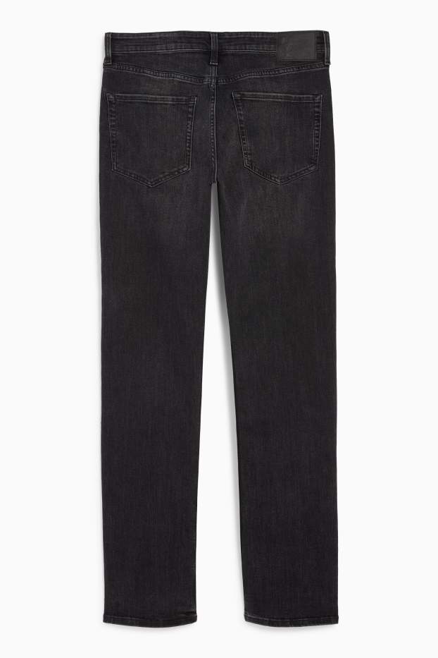 Bărbați - Straight jeans - LYCRA® - denim-gri închis