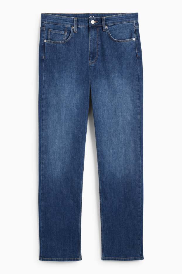 Bărbați - Straight jeans - LYCRA® - denim-albastru