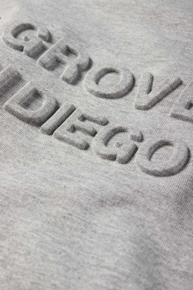 Bărbați - Tricou - relaxed fit - gri deschis melanj