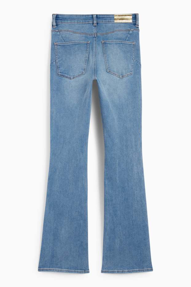 Femei - Bootcut jeans - talie medie - jeans modelatori - LYCRA® - denim-albastru deschis