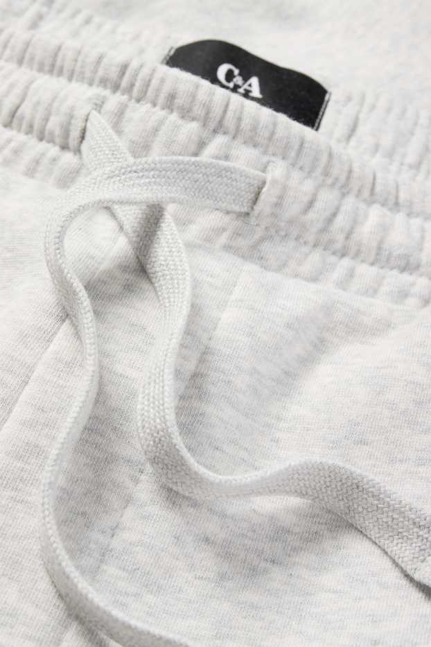 Bărbați - Pantaloni de trening - gri deschis melanj