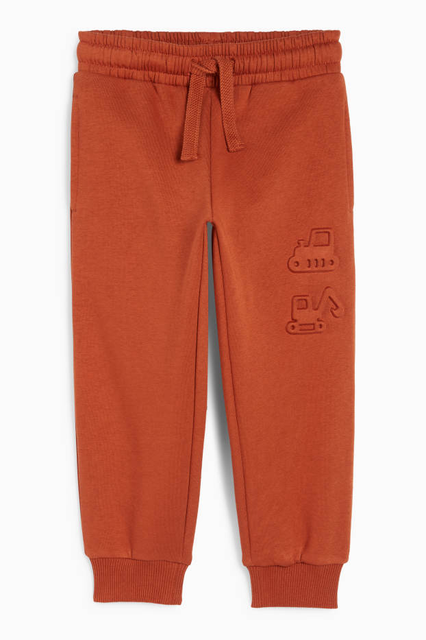Copii - Băieți - Excavator - pantaloni de trening - havanna