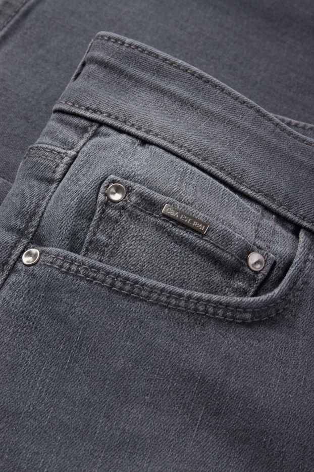 Femei - Bootcut jeans - talie medie - jeans modelatori - LYCRA® - denim-gri