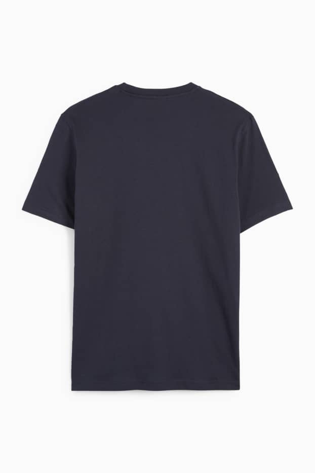 Men - T-shirt - regular fit - dark blue