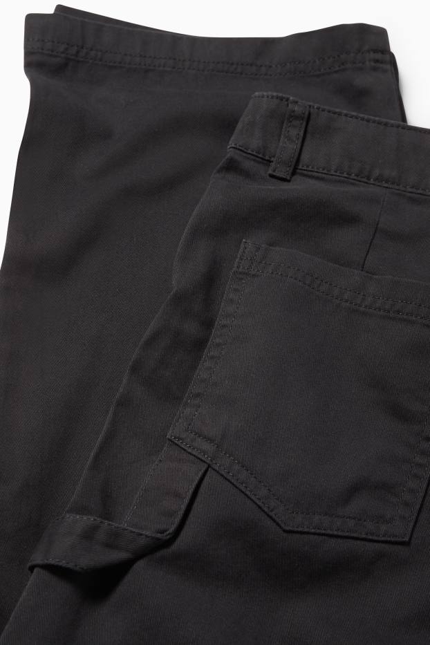 Copii - Fete - Pantaloni de stofă - negru