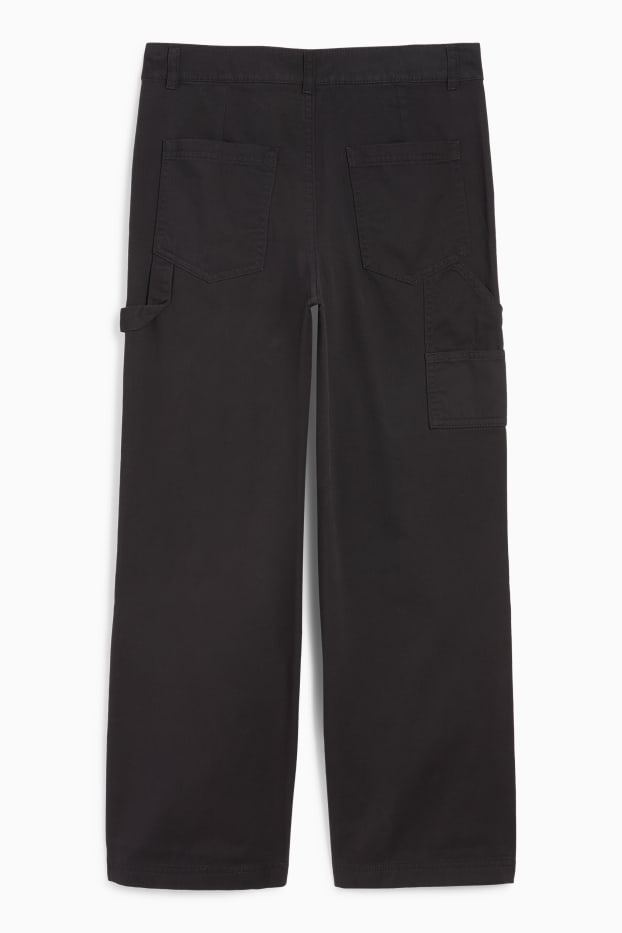 Copii - Fete - Pantaloni de stofă - negru