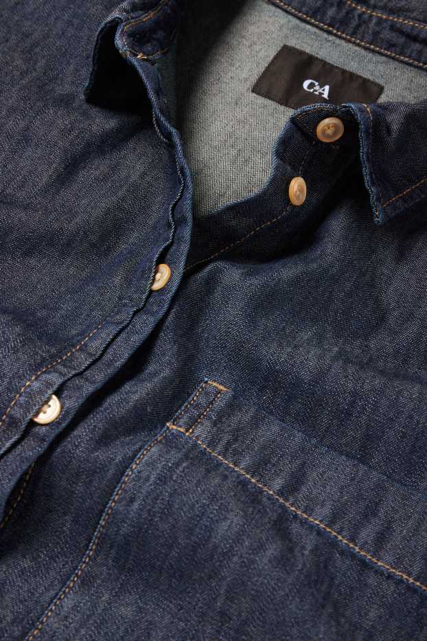 Femei - Bluză fără mâneci din denim - negru