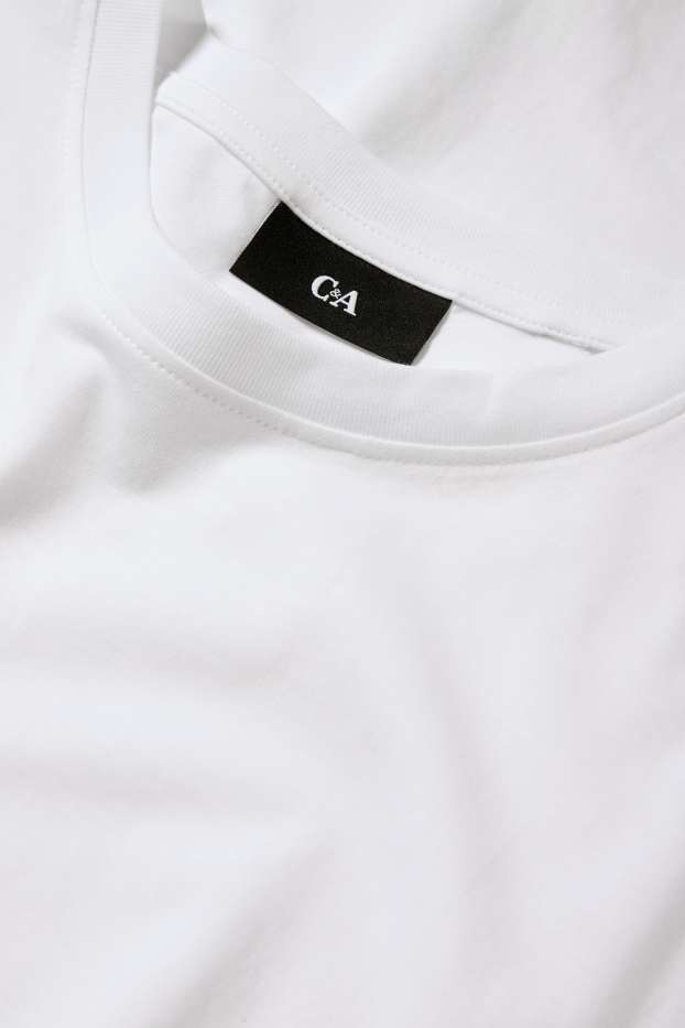 Bărbați - Multipack 5 buc. - tricou - regular fit - alb