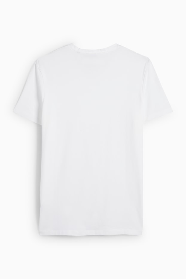 Bărbați - Tricou - slim fit - Flex - alb