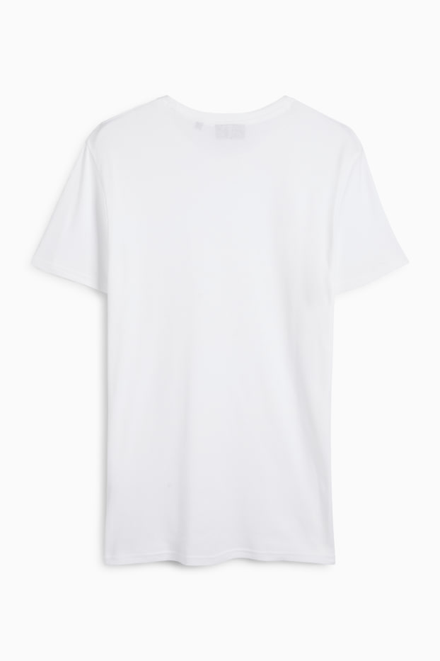 Men - T-shirt - slim fit - white