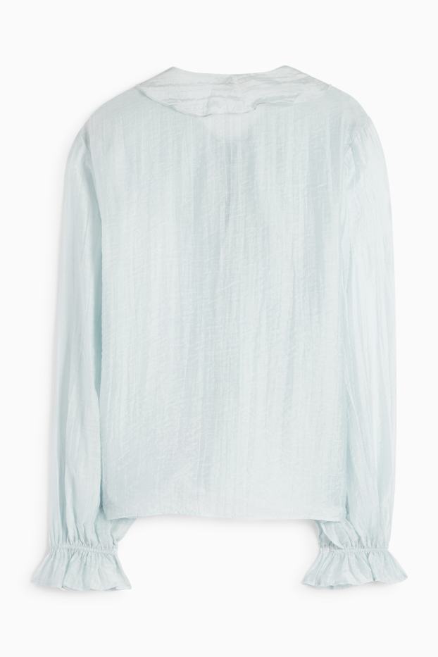 Women - Blouse - light blue