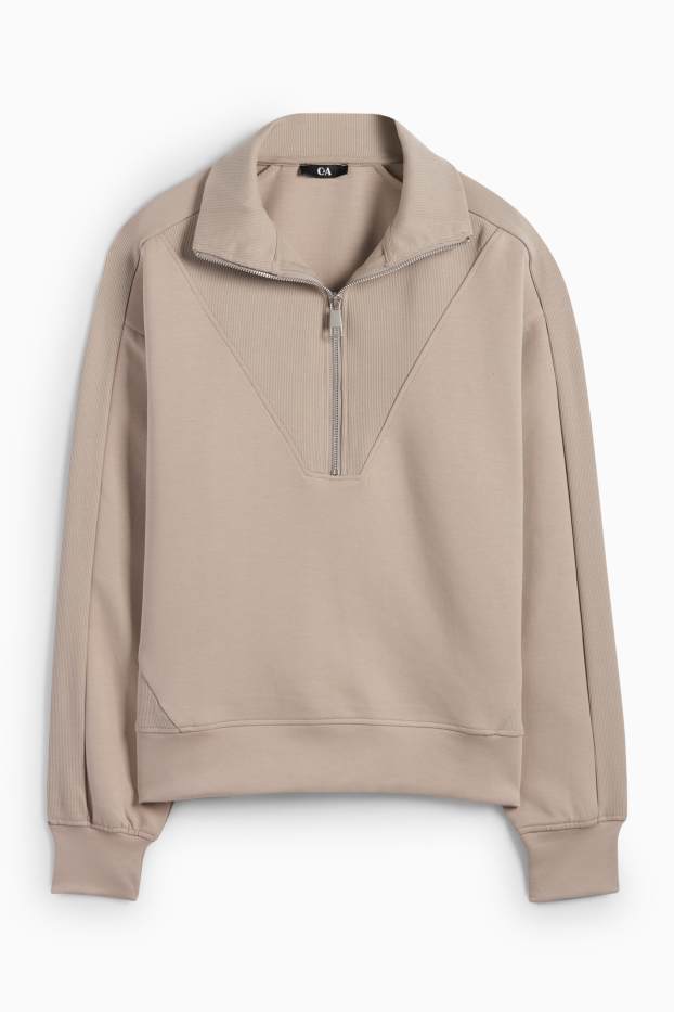 Dámské - Mikina  - světle béžová