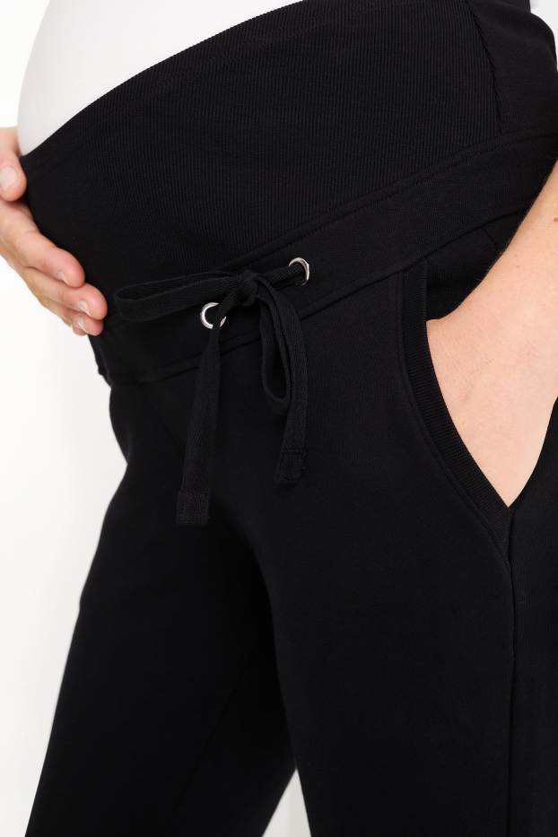 Femei - Pantaloni de trening gravide - negru