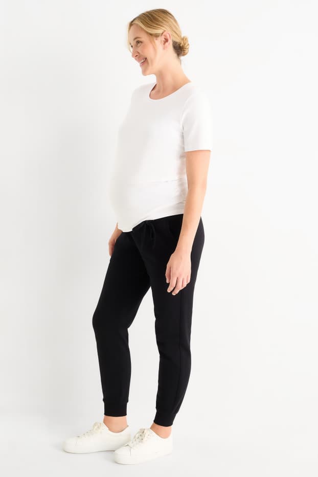 Femei - Pantaloni de trening gravide - negru