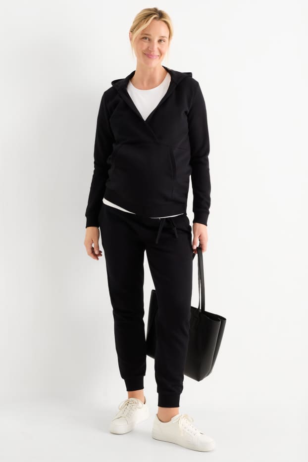Femei - Pantaloni de trening gravide - negru