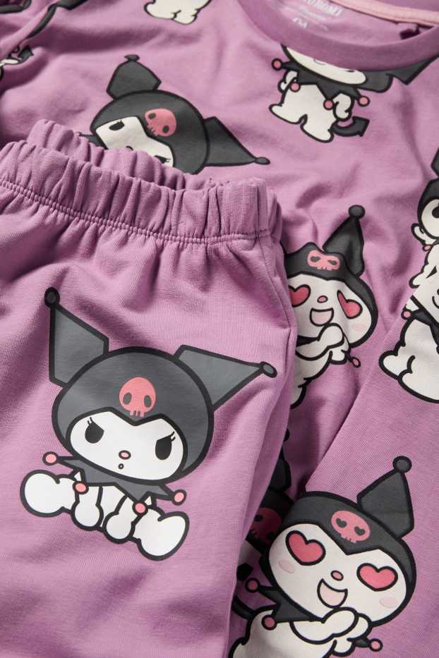 Copii - Fete - Kuromi - pijama - 2 piese - violet