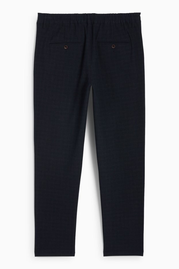 Bărbați - Chino - tapered fit - albastru închis
