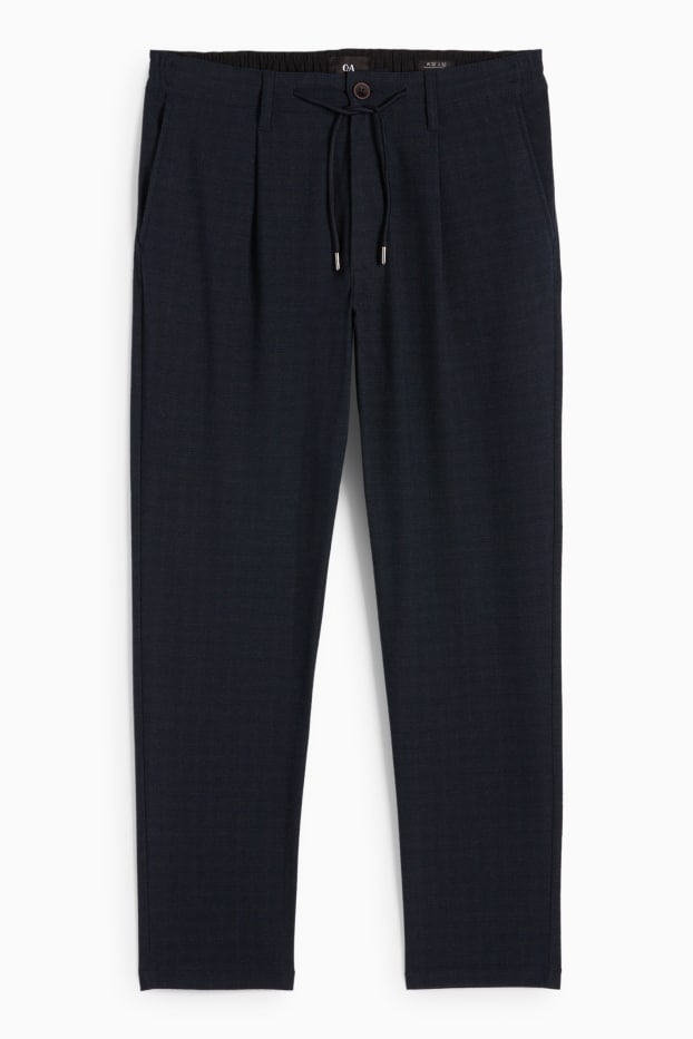 Bărbați - Chino - tapered fit - albastru închis