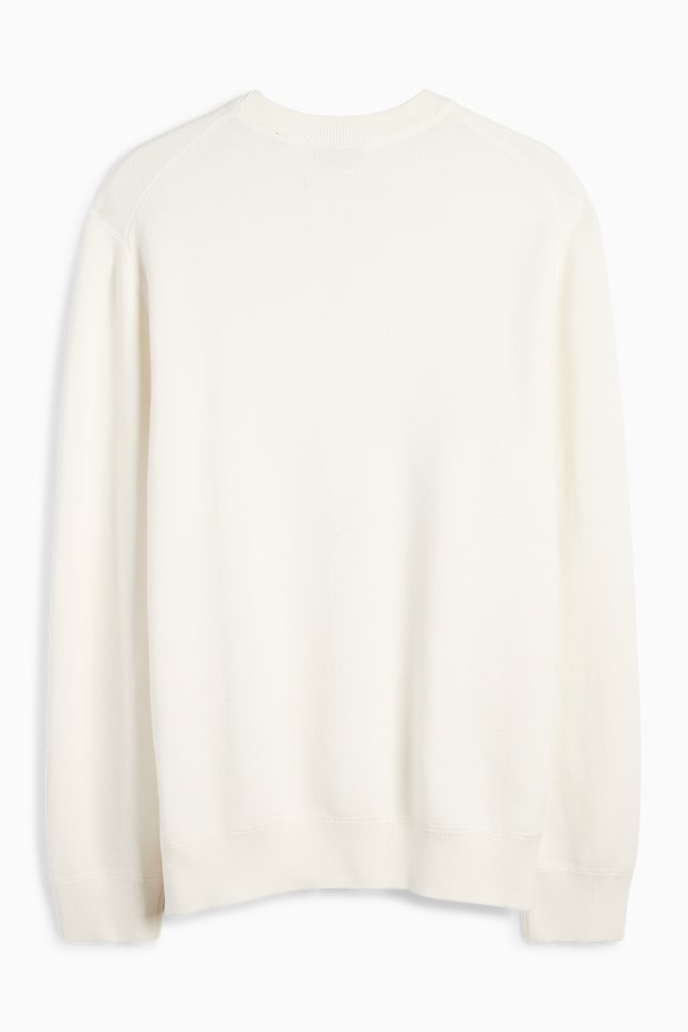 Men - Jumper - cremewhite