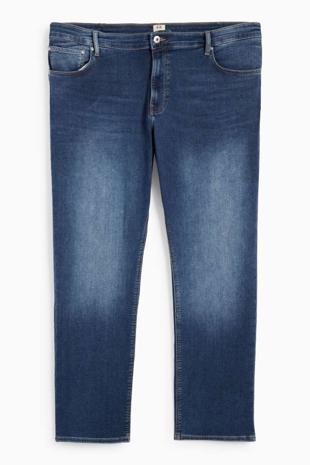 Bărbați - Slim jeans - Flex jog denim - LYCRA® - denim-albastru închis