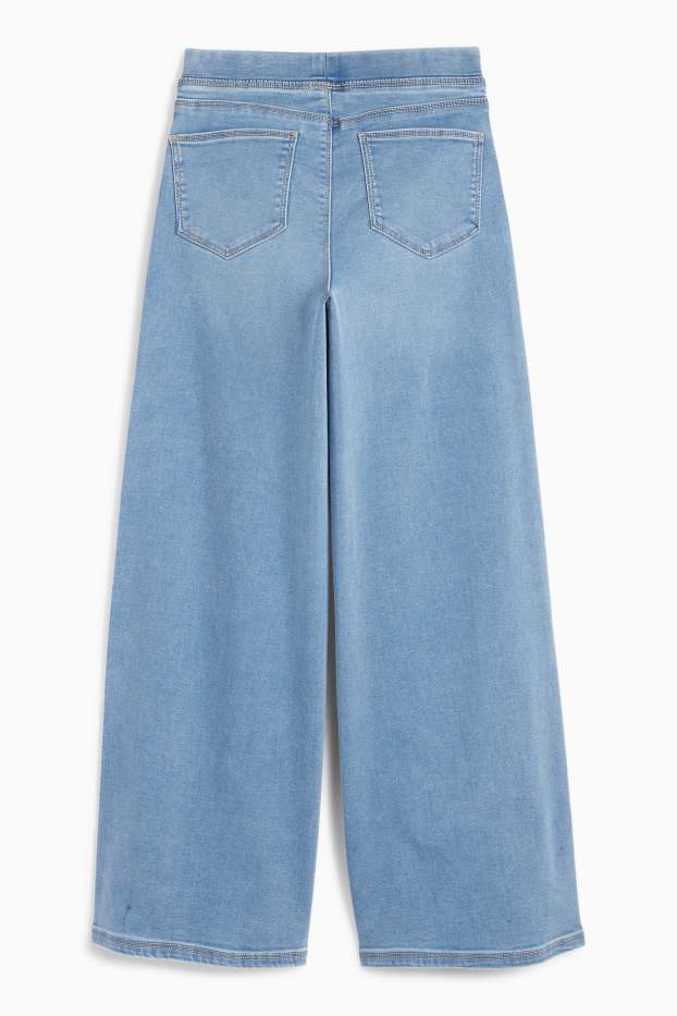 Copii - Fete - Wide leg jeans - denim-albastru deschis