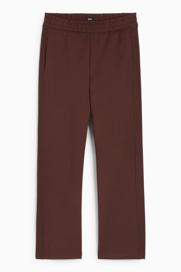 Femei - Pantaloni de trening - maro închis