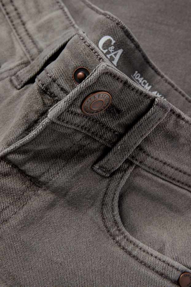 Copii - Băieți - Straight jeans - denim-gri
