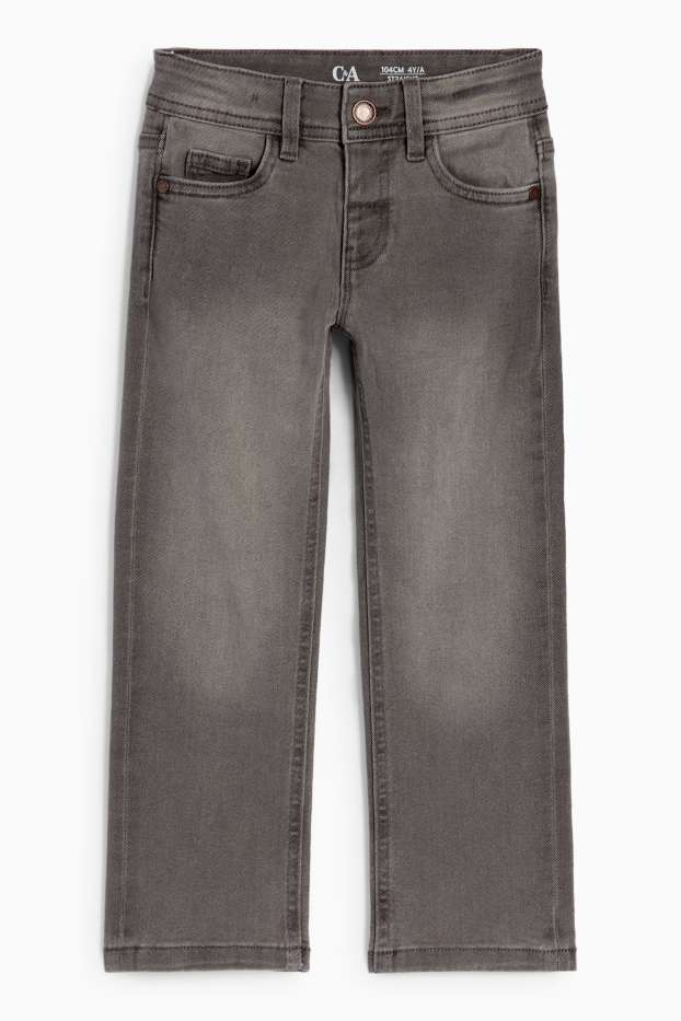 Copii - Băieți - Straight jeans - denim-gri