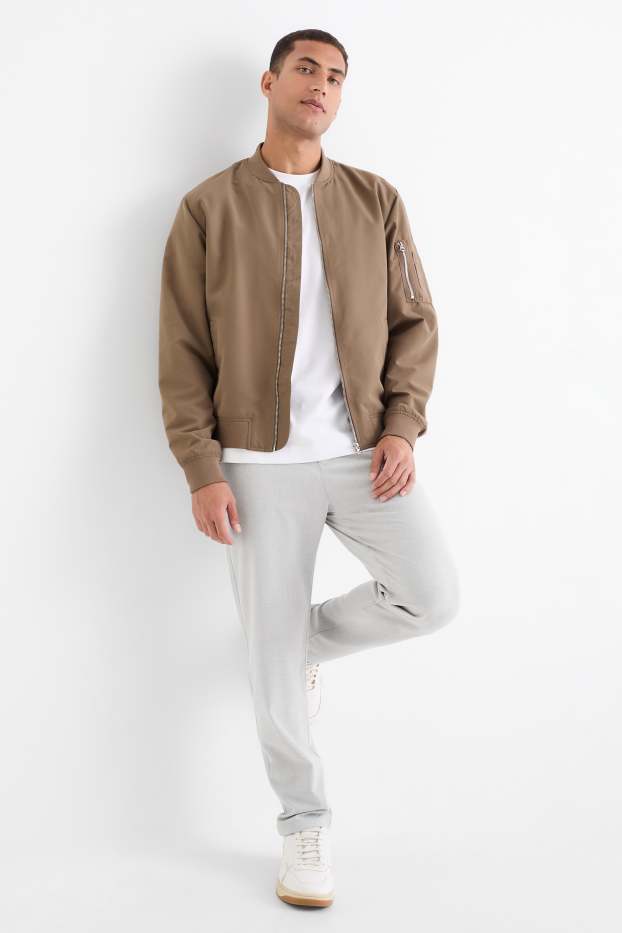 Bărbați - Chino - tapered fit - gri deschis