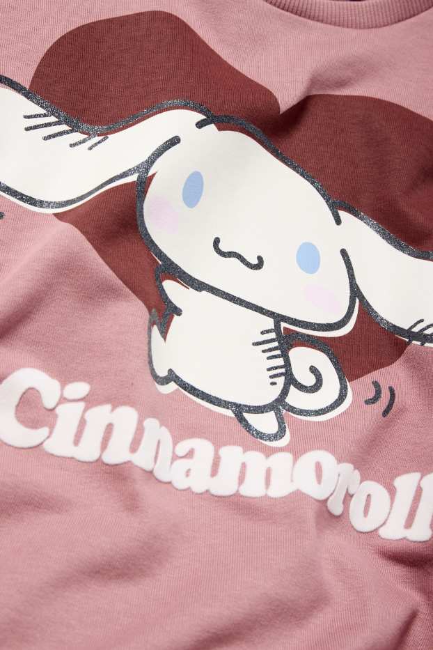 Copii - Fete - Cinnamoroll - bluză de molton - roz închis