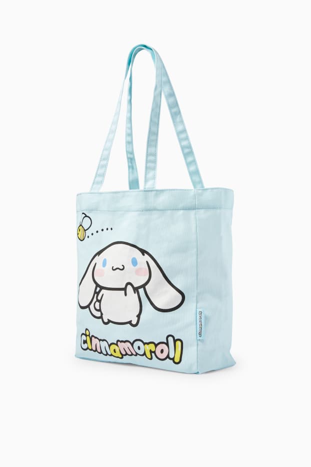 Copii - Fete - Cinnamoroll - geantă shopper - turcoaz deschis